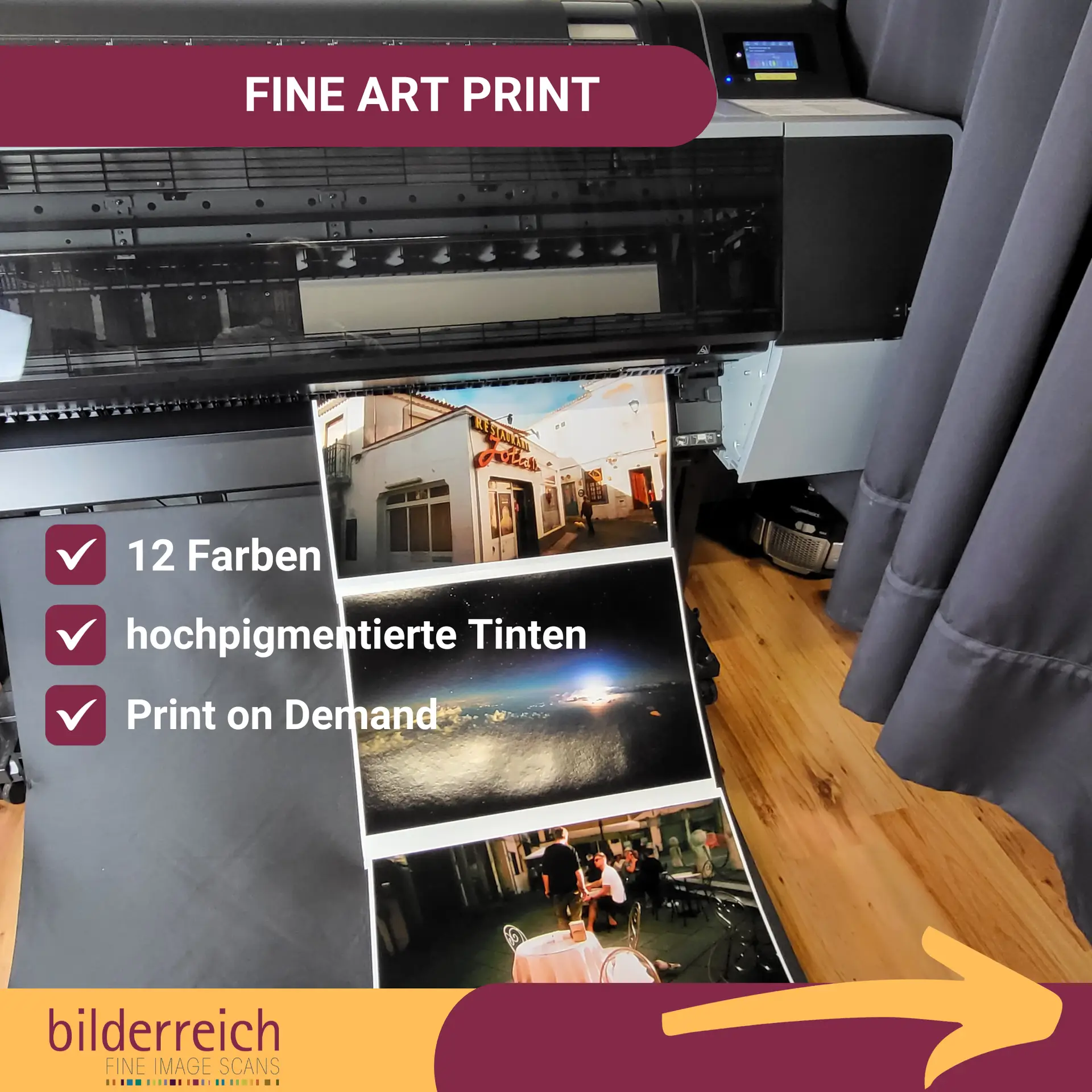 Fine Art Print auf Hahnemühle Papier in Museumsqualität